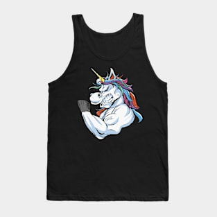 Strong unicorn creature Tank Top